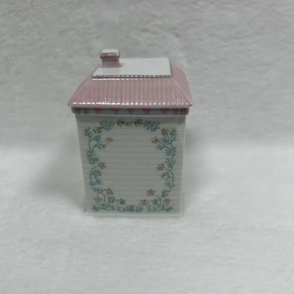 Vintage 1989 Lenox Spice Village Dill Fine Porcelain House Spice Jar